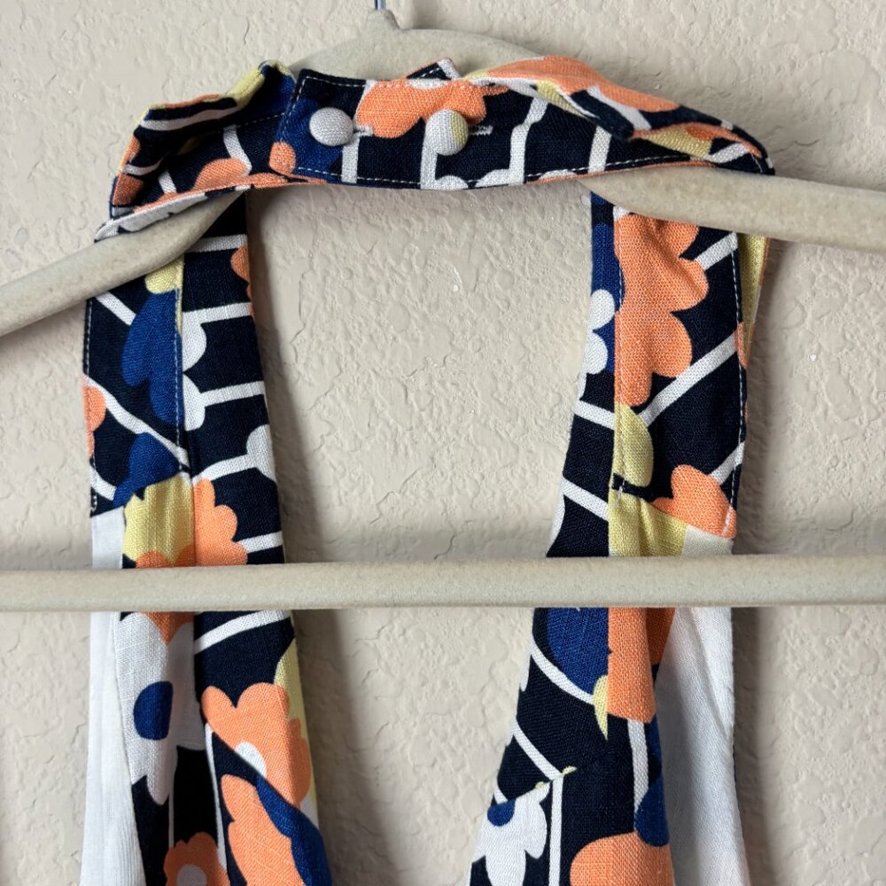 Modcloth NEW 1X Linen Blend Floral Print Halter Jumpsuit - Picture 16 of 16